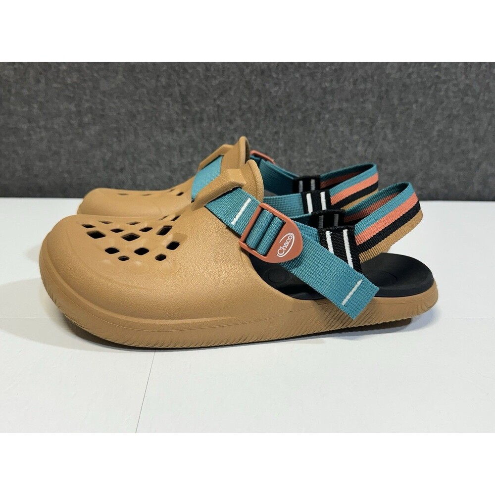 Exclusive Chaco Chillos Clogs Closed Toe Sandals Lightweight Womens 10 Tan B19
